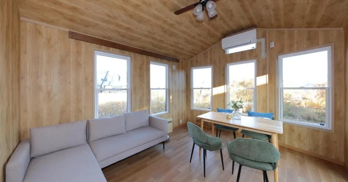 Forest&Stars Akakura Cabin — 妙高高原赤倉 · 1棟貸しキャビン、プライベートサウナと露天感覚の浴槽