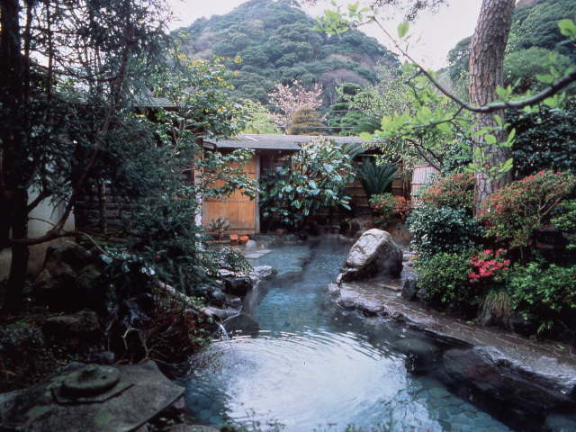 離れ家 石田屋 — 河津谷津温泉 · 明治6年創業、全室離れの庭園かけ流し露天