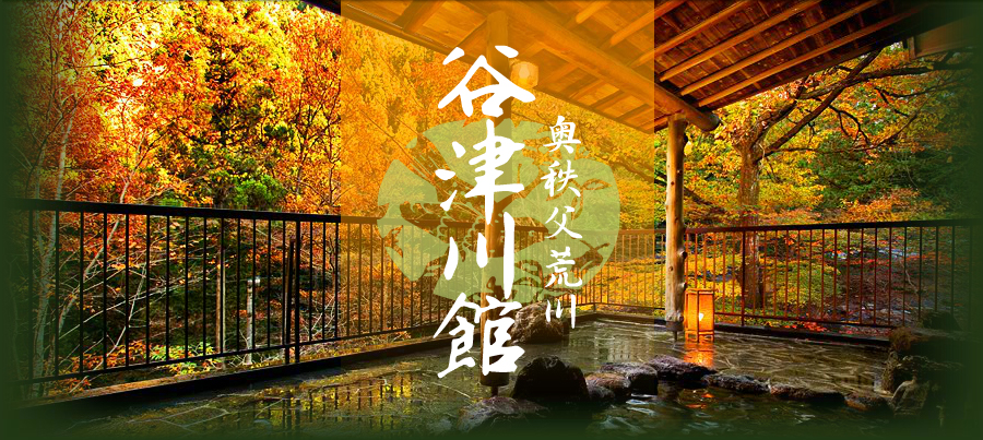 奥秩父荒川 谷津川館 — 秩父市大滝・荒川源流の谷 · 貸切露天と山の眺めの温泉旅館