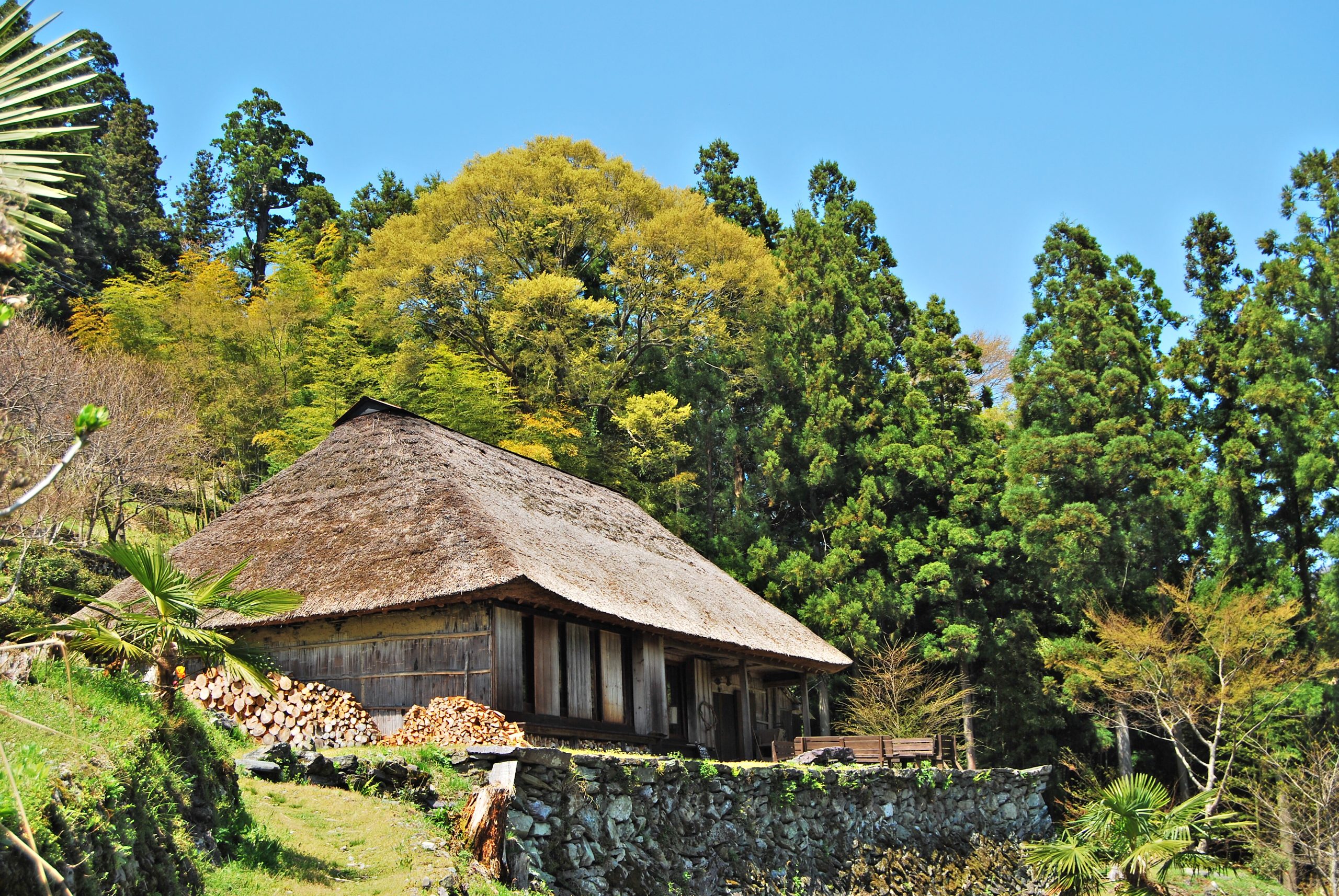 篪庵 — 徳島・東祖谷釣井 · 築300年の茅葺古民家、アレックス・カーが再生した一棟貸しの宿