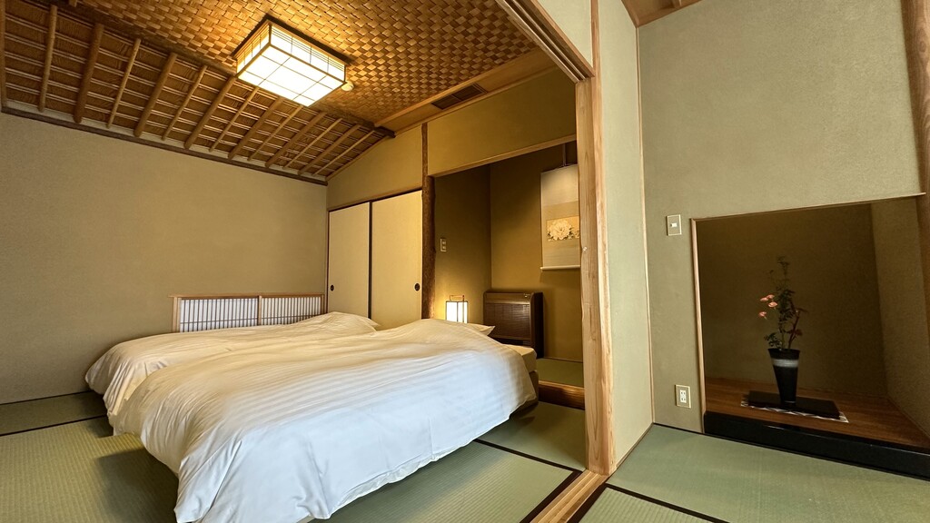 料亭旅館 竹千代 霧島別邸 — 霧島市田口 · 会席料理と離れ三棟の露天を備える料亭旅館