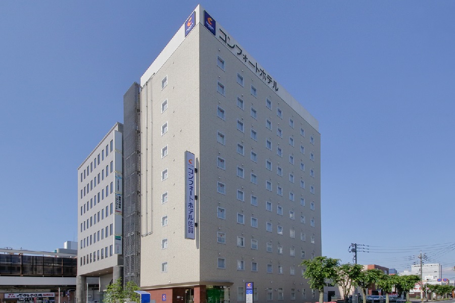 コンフォートホテル佐賀 — 佐賀市駅前中央 · JR佐賀駅北口から徒歩約1分のホテルの外観
